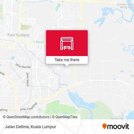 Jalan Delima map