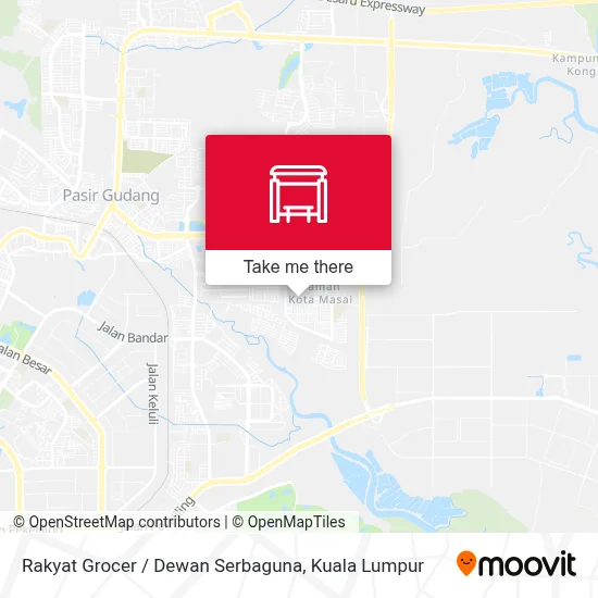 Rakyat Grocer / Dewan Serbaguna map