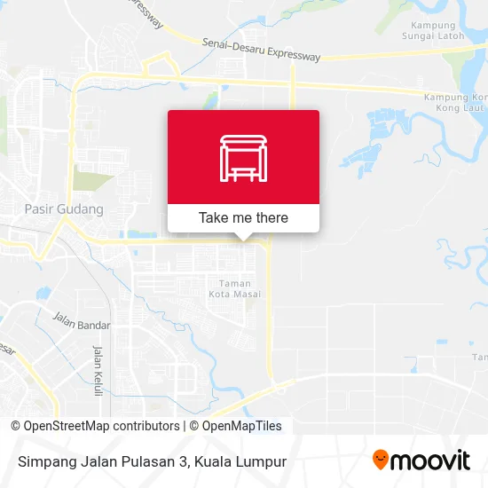 Simpang Jalan Pulasan 3 map