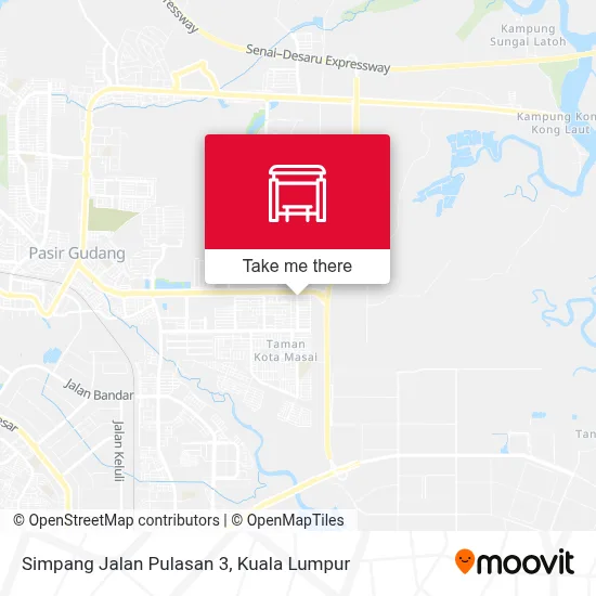 Simpang Jalan Pulasan 3 map