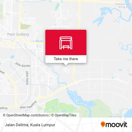 Jalan Delima map