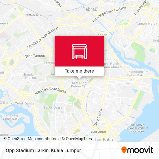 Opp Stadium Larkin map