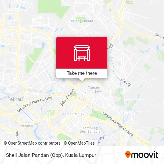 Shell Jalan Pandan (Opp) map