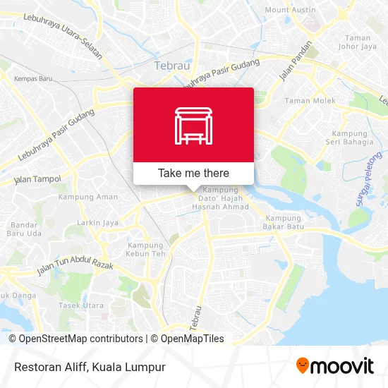 Restoran Aliff map