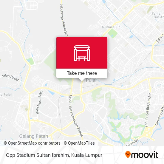 Opp Stadium Sultan Ibrahim map