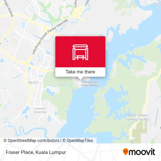 Fraser Place map