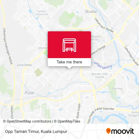 Opp Taman Timur map