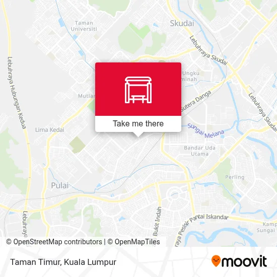 Taman Timur map