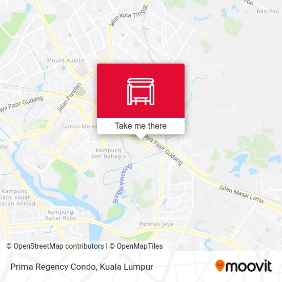 Prima Regency Condo map