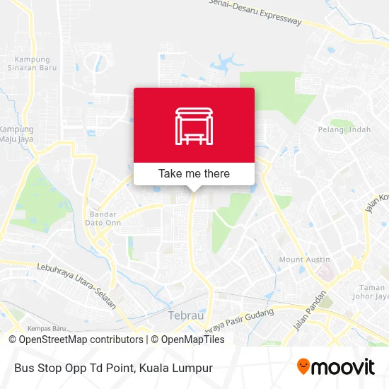 Bus Stop Opp Td Point map