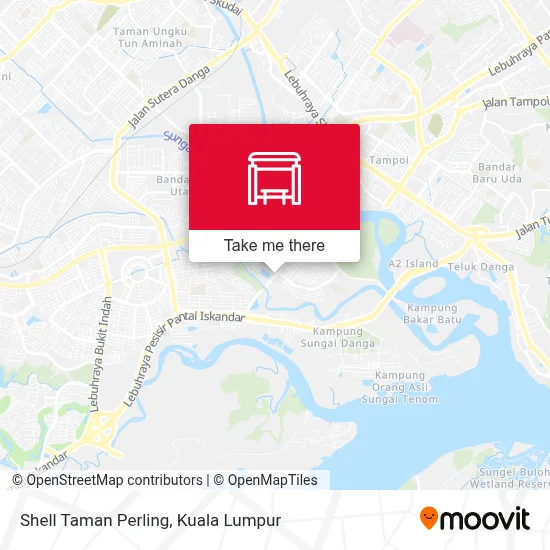 Shell Taman Perling map