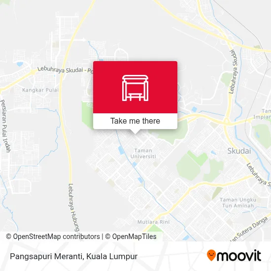 Pangsapuri Meranti map