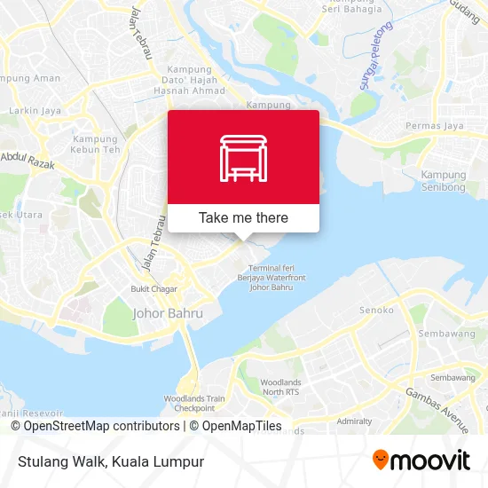 Stulang Walk map