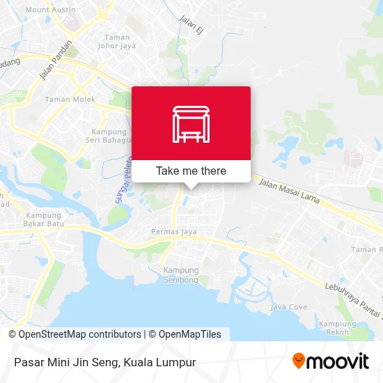 Pasar Mini Jin Seng map