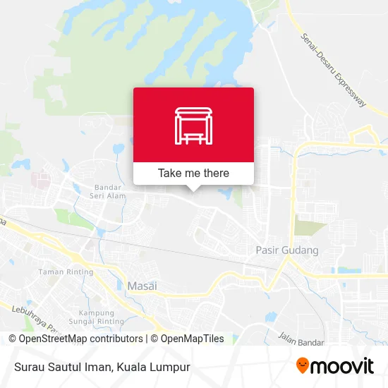 Surau Sautul Iman map
