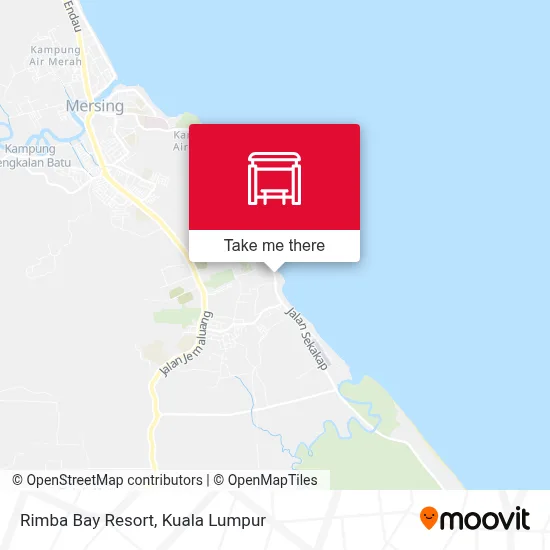 Rimba Bay Resort map