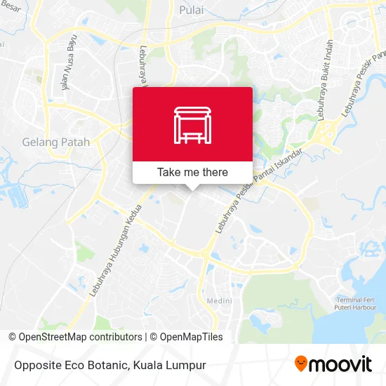 Opposite Eco Botanic map