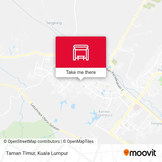 Taman Timur map