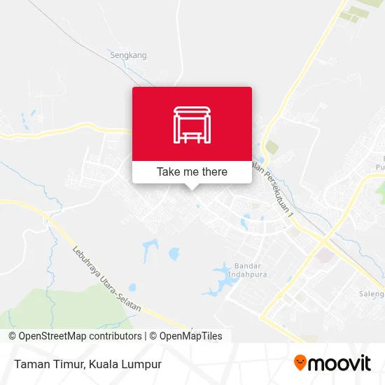 Taman Timur map