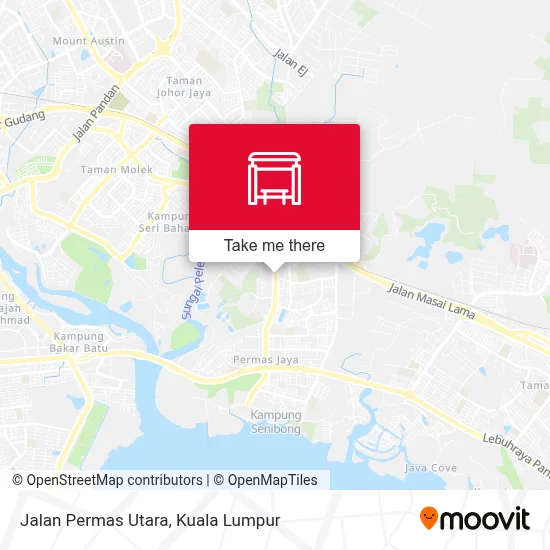 Jalan Permas Utara map