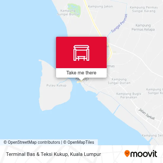 Terminal Bas & Teksi Kukup map