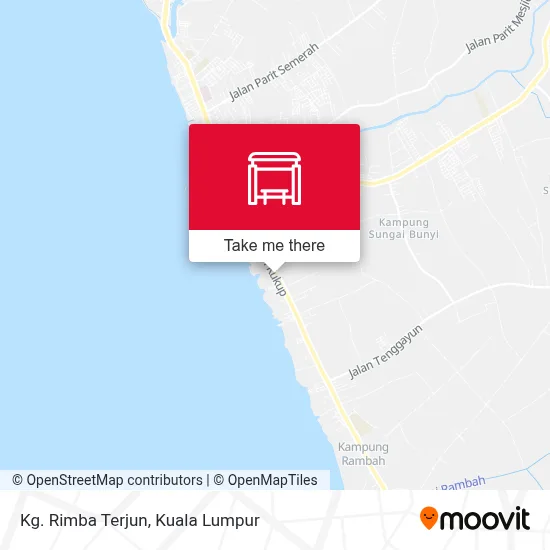 Kg. Rimba Terjun map
