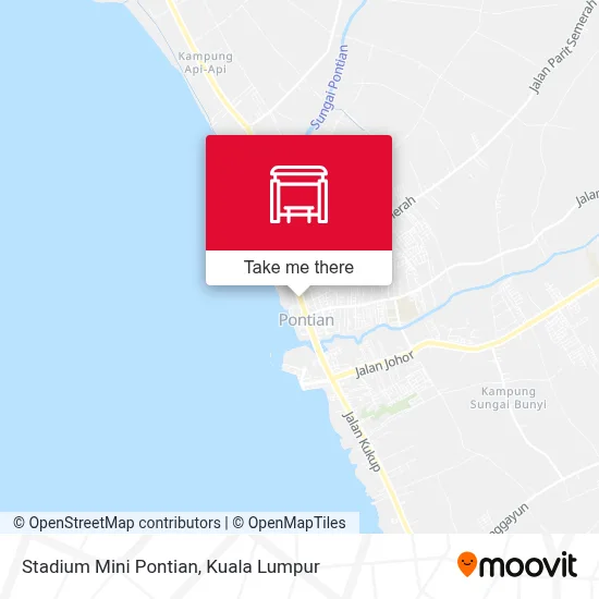Stadium Mini Pontian map