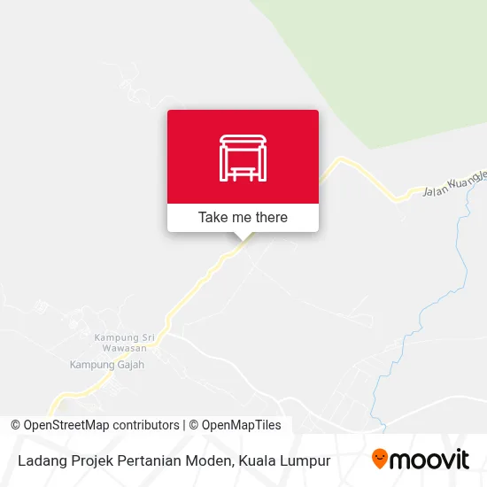 Ladang Projek Pertanian Moden map