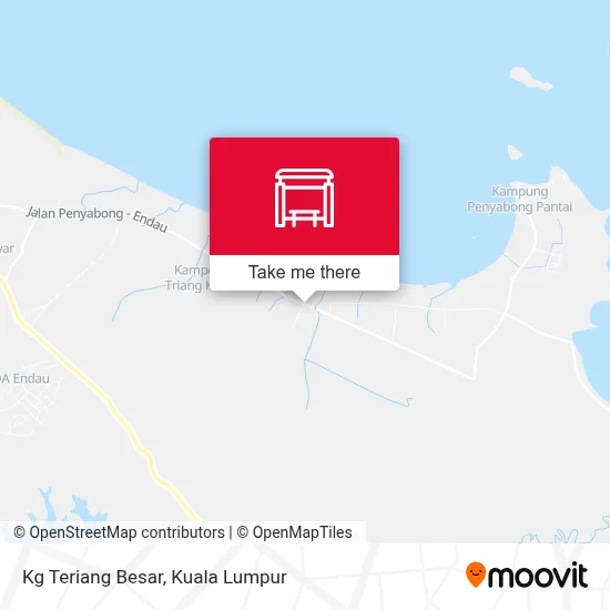 Kg Teriang Besar map