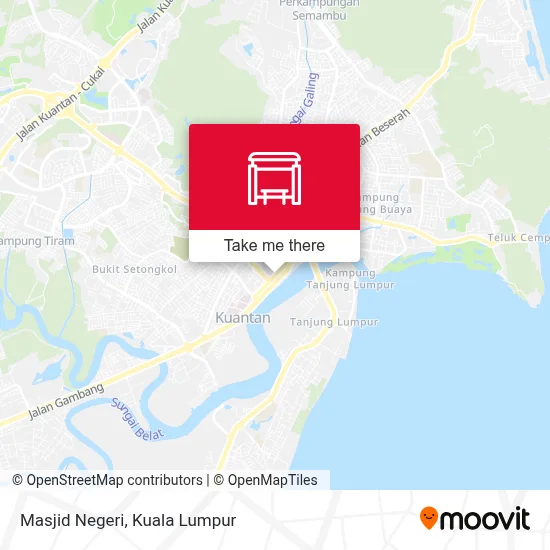 Masjid Negeri map
