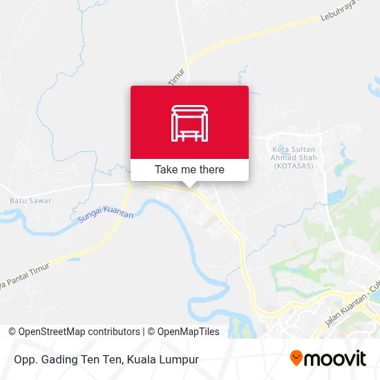 Opp. Gading Ten Ten map