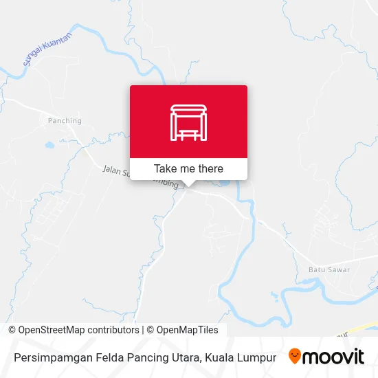 Persimpamgan Felda Pancing Utara map