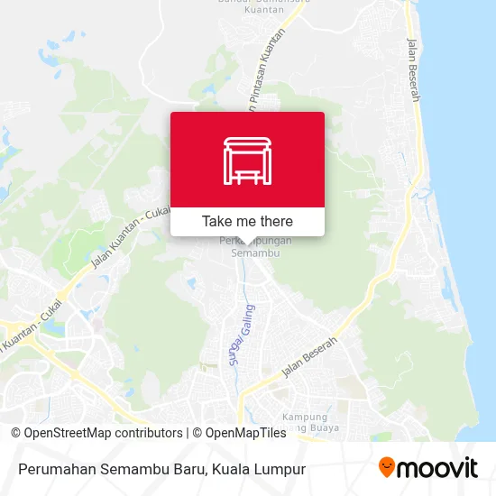 Perumahan Semambu Baru map