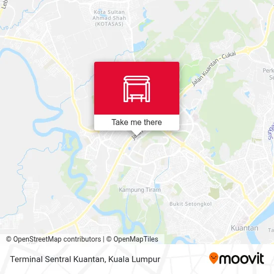Terminal Sentral Kuantan map