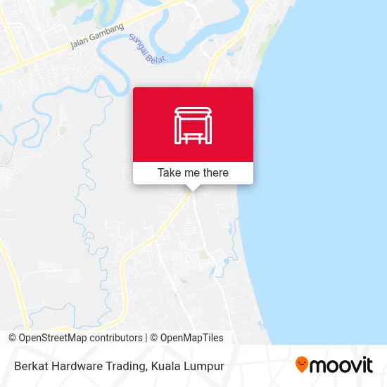 Berkat Hardware Trading map