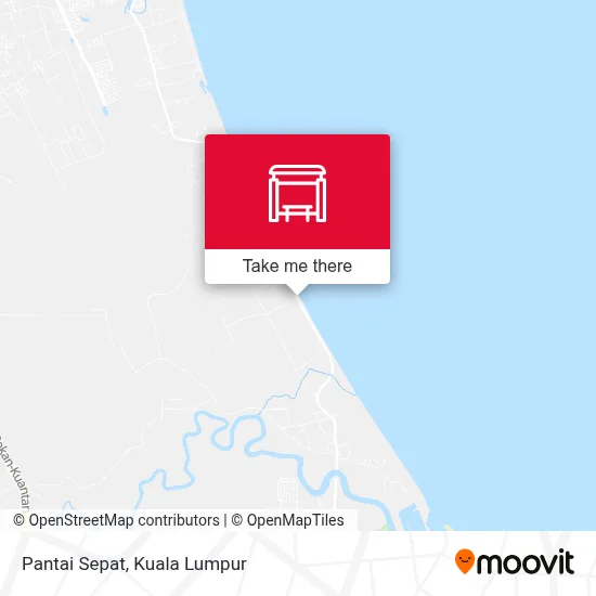 Pantai Sepat map