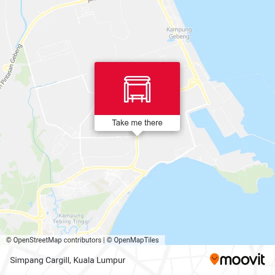 Simpang Cargill map