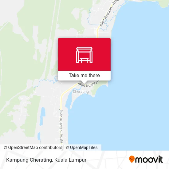 Kampung Cherating map
