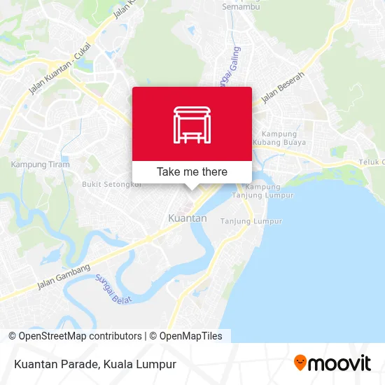 Kuantan Parade map
