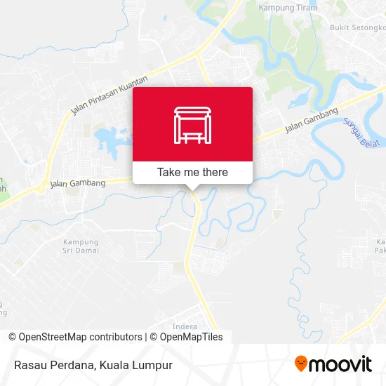 Rasau Perdana map