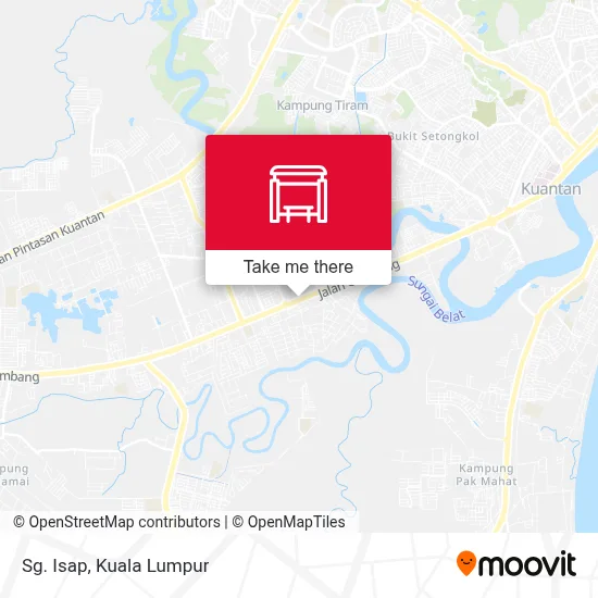Sg. Isap map