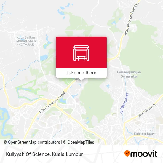 Kuliyyah Of Science map
