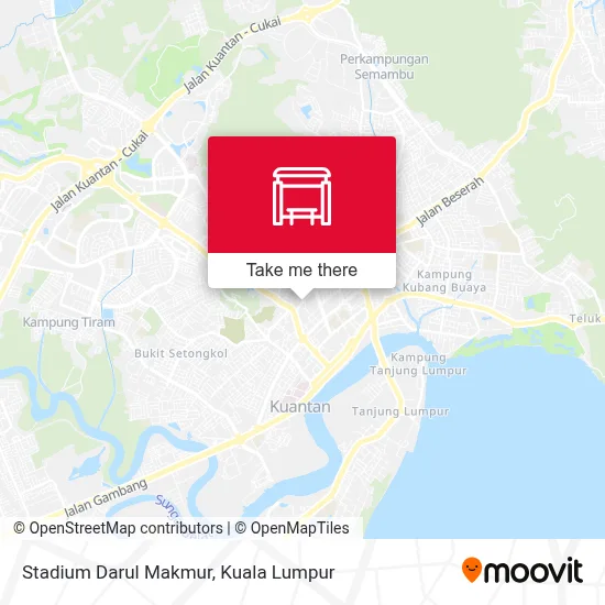 Stadium Darul Makmur map