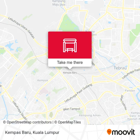 Kempas Baru map