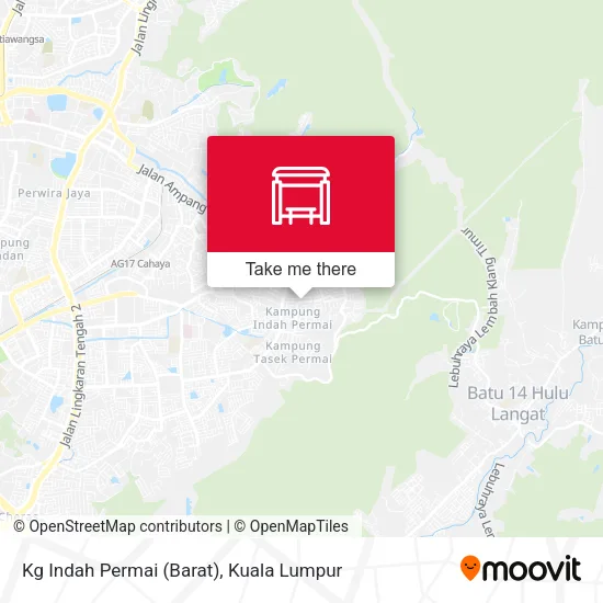 Kg Indah Permai (Barat) map