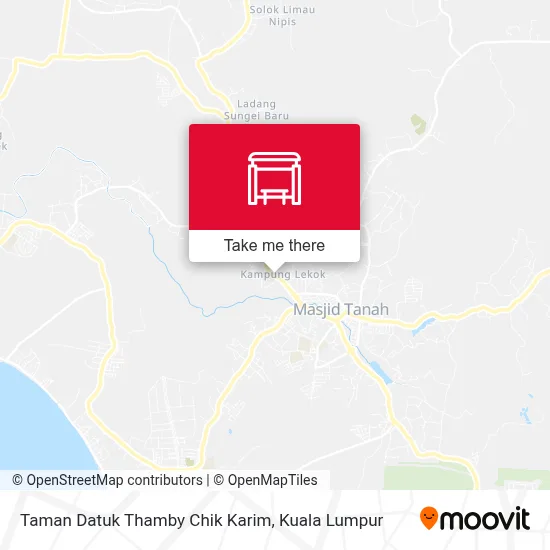 Taman Datuk Thamby Chik Karim map