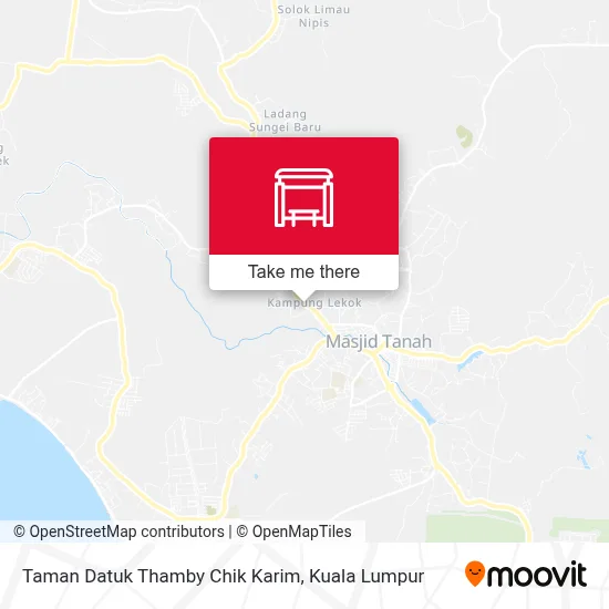 Taman Datuk Thamby Chik Karim map