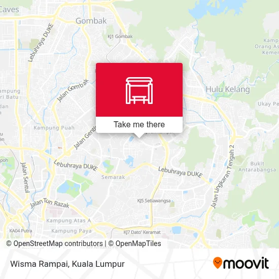 Wisma Rampai map