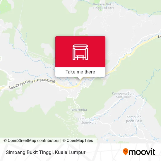 Simpang Bukit Tinggi map