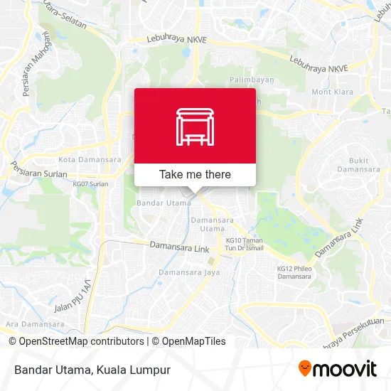 Bandar Utama map